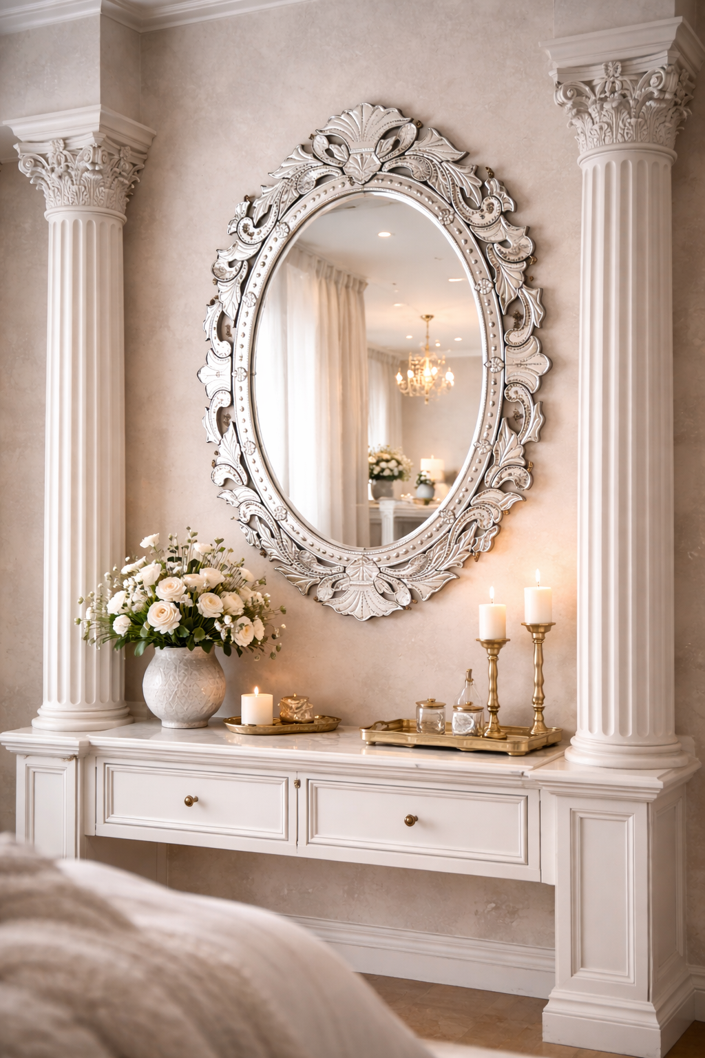 Opulent Bloom Oval Mirror thumbnail